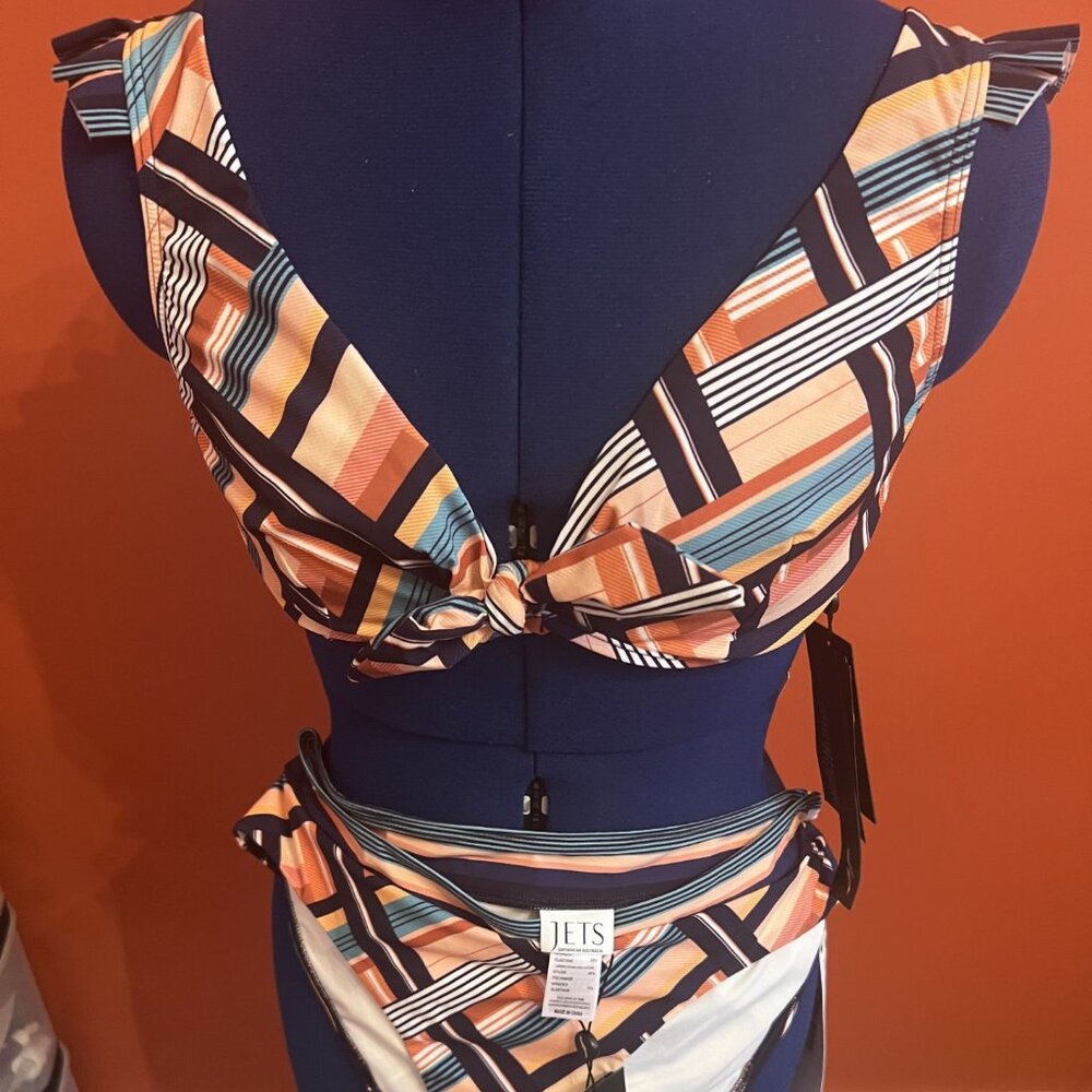 JETSET  UNDERWIRE BIKINI SWIM SET NWT